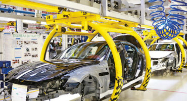 Production automobile